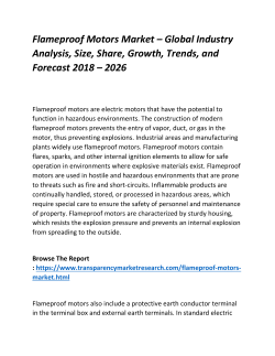 Flameproof Motors Market