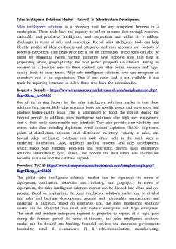 Sales Intelligence Solutions Market