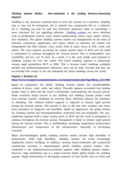 Cladding Systems Market
