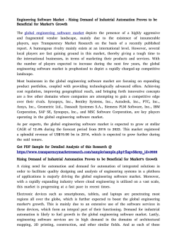 Engineering Software Market