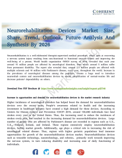 Neurorehabilitation Devices MarketNeurorehabilitation Devices Market Technological Advancements Insights to 2026