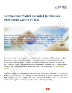 Ureteroscopes Market Shows Expected Trend to Guide from 2018-2026 with Growth Analysis