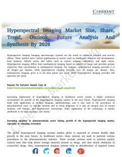 Hyperspectral Imaging Market Granular View Of Industry From Various End-Use Segments
