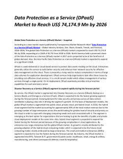 Data Protection as a Service