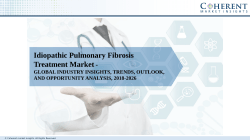 Idiopathic Pulmonary Fibrosis Treatment Market to Rear Excessive Growth During 2018 – 2026