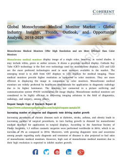 Global Monochrome Medical Monitor Market