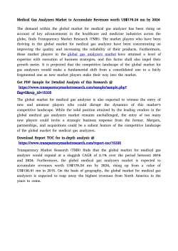 Medical Gas Analyzers Market