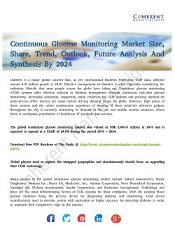 Continuous Glucose Monitoring Market Boosting the Growth Till 2024