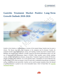 Gastritis Treatment Market Moving Toward 2026 With New Procedures