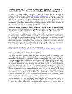 Photodiode Sensors Market