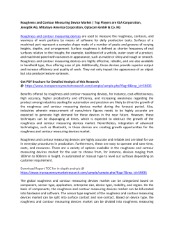Roughness and Contour Measuring Device Market