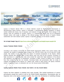 Leprosy Treatment Market Seeking Growth from Emerging Key Drivers