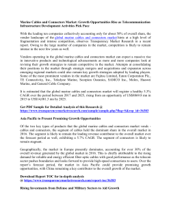 Marine Cables and Connectors Market