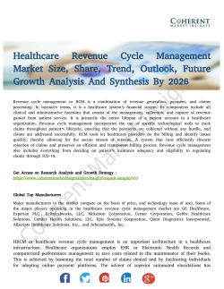 Healthcare Revenue Cycle Management Market to Reflect Steady Growth Rate by 2026
