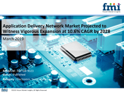 Application Delivery Network Market Expected to Witness a Sustainable Growth over 2028