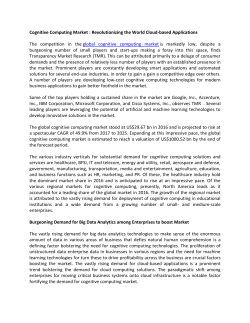 Cognitive Computing Market