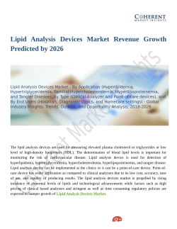 Lipid Analysis Devices Market Revenue Growth Predicted by 2026