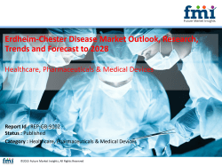 Erdheim-Chester Disease Market Outlook, Research, Trends and Forecast to 2028