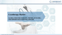 Global Cryotherapy Market Is Estimated To Witness The Highest Growth By 2024