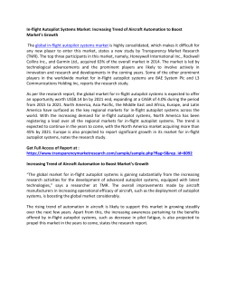 In-flight Autopilot Systems Market