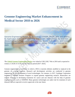 Genome Engineering Market Poised to Take Off by 2026