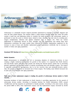 Arthroscopy Devices Market Analysis of Future Trends and Growth Opportunities 2025