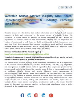 Wearable Sensor Market