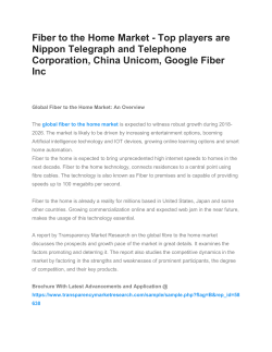 Fiber to the Home Market