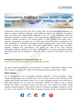 Contraceptives Drugs And Devices Market