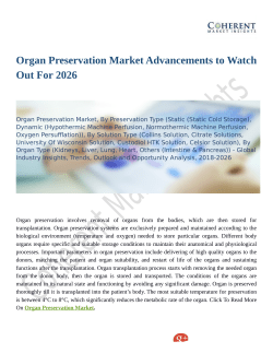 Organ Preservation Market is Anticipated to Show Growth by 2026