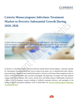 Listeria Monocytogenes Infections Treatment Market to Perceive Substantial Growth During 2018–2026