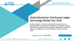 Global Blockchain Distributed Ledger Technology Market 2019 – Adroit Market Research
