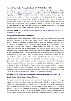 Mobile Cobots Market