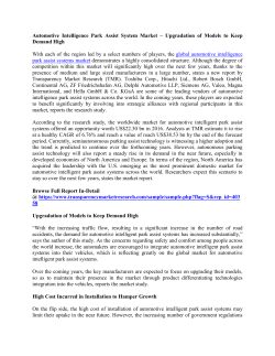 Automotive Intelligence Park Assist System Market