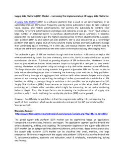 Supply Side Platform (SSP) Market 