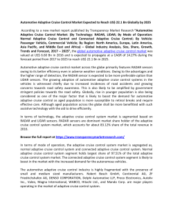 Automotive Adaptive Cruise Control Market 