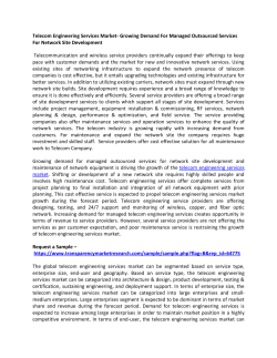 Telecom Engineering Services Market
