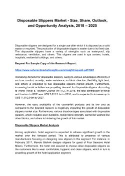 Disposable Slippers Market