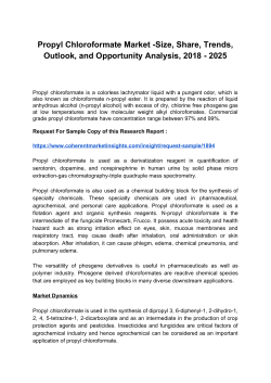 Propyl Chloroformate Market