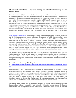 2D Barcode Reader Market