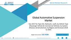 Automotive Suspension Market Size, Share & Global Forecast 2019-2025