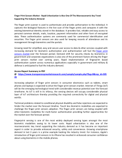 Finger Print Sensors Market