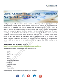 Global Oncology Drugs Market
