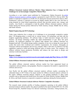 Offshore Structural Analysis Software Market