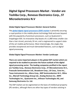 Digital Signal Processors Market
