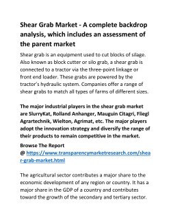 Shear Grab Market