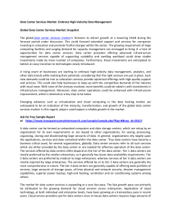 Data Center Services Market