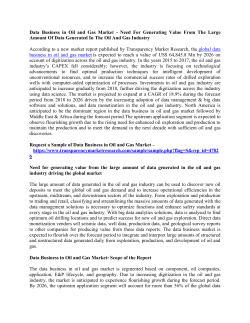 Data Business in Oil and Gas Market