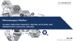Electrosurgery Market – Size, Share, Trends, Outlook and Forecast 2018-2026