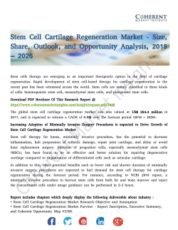 Stem Cell Cartilage Regeneration Market